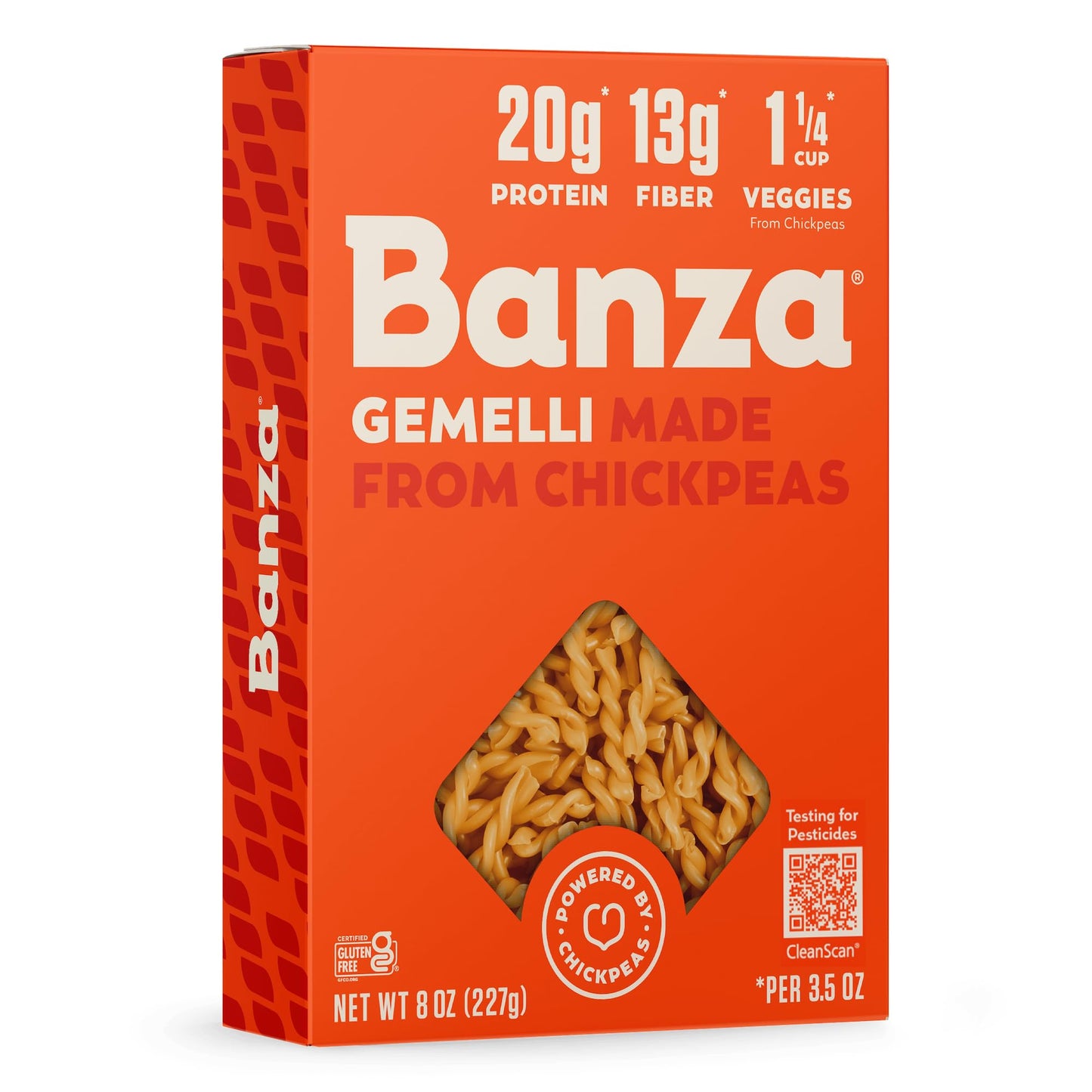 Banza Pasta Chickpea Gemelli 8 OZ