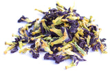 Butterfly Pea Flower Tea Clitoria ternatea, blue butterfly pea flower dried Herb Tea 100 grams