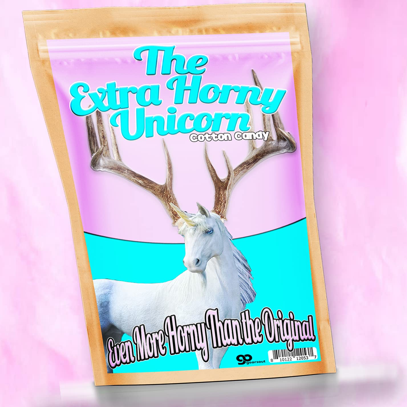 Horny Unicorn Cotton Candy - Funny Candy Gifts for Women - Stocking Stuffers for Girls - Best Friend Christmas Gifts Small - Delicious and Funny