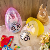 CALLIE Jumbo Easter Eggs Personalized, Custom Large Easter Egg Fillable with Name - Easter Decoration Gifts