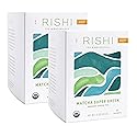 Rishi Matcha Super Green Tea, Organic Green Tea Sachet Bags, 15 Count (Pack of 2)