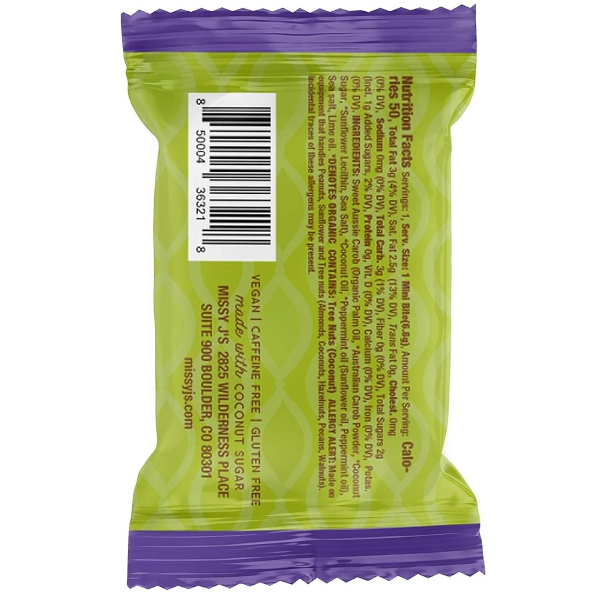 Missy J's Organic Carob Bliss Sampler Pack of 10, Vegan Glutern Free, Substitute for Chocolate, Perfect for Snacks and Treats
