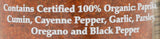 Morton & Bassett 100% Organic Chili Powder | Robust Blend for Tacos, Chili & Tex-Mex Dishes | Gluten Free, Salt Free, Non-GMO | 2.1 oz Jar