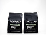Coalition Coffee Roasters Definition Ground Coffee Blend - Specialty Fresh Roasted Coffee Grounds (Pack of 2, 12 oz)