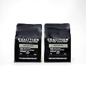 Coalition Coffee Roasters Definition Ground Coffee Blend - Specialty Fresh Roasted Coffee Grounds (Pack of 2, 12 oz)