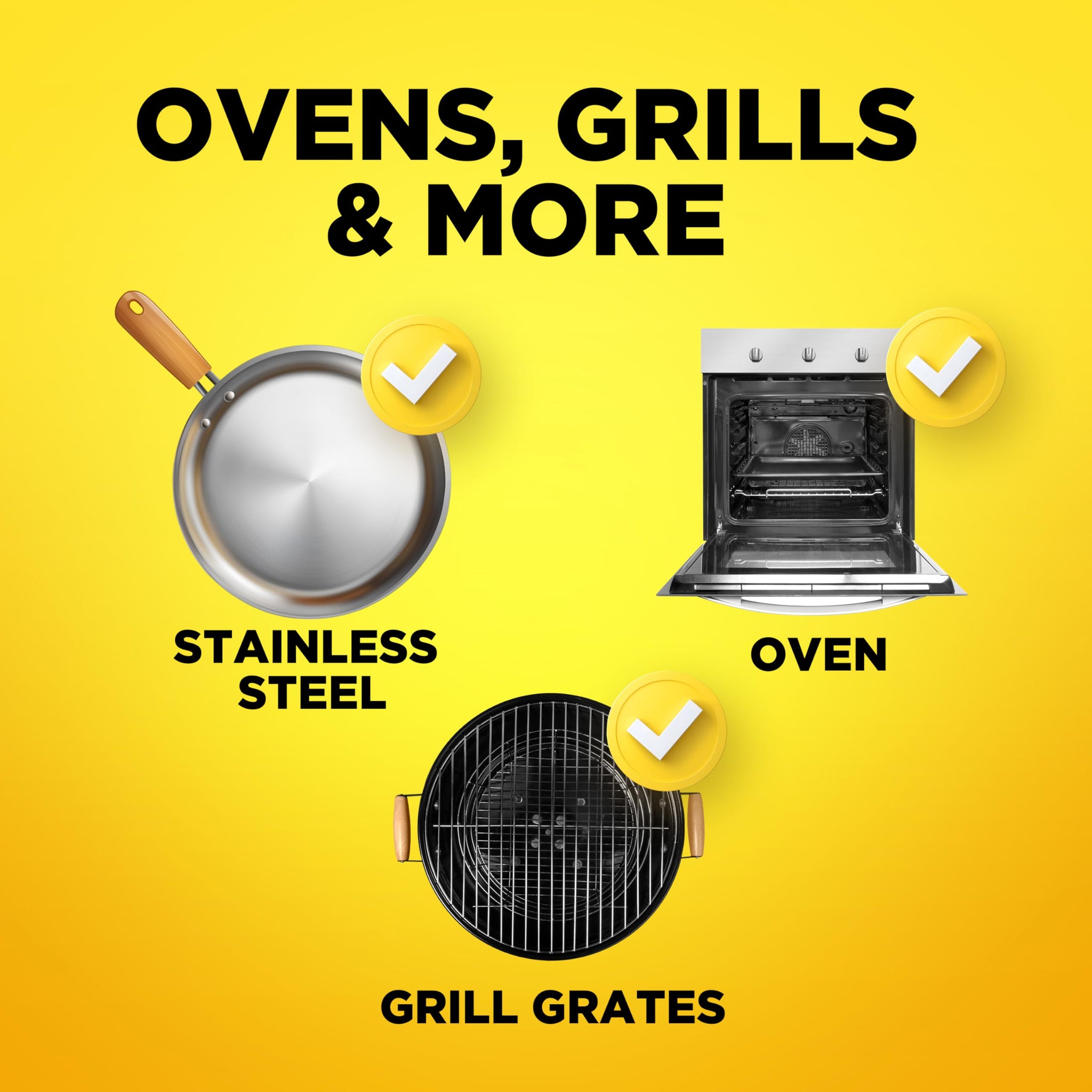 Easy-Off Professional Oven & Grill Cleaner, Removes Tough Burnt on Food and Grease, Lemon Scent, 24 Oz Can