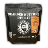 Bearded Butchers Smoked Kielbasa Sausage DIY Kit - Traditional Mild Kielbasa Seasoning, 32mm Collagen Casings & Pink Curing Salt - Makes Up to 25 lbs