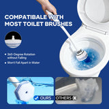 80 Toilet Bowl Wand Refills Fits for Clorox Toilet Brush Wand,Upgrade 3-Layer Disposable Bowl Cleaner Refills for Bathroom Cleaning,3X Cleaning