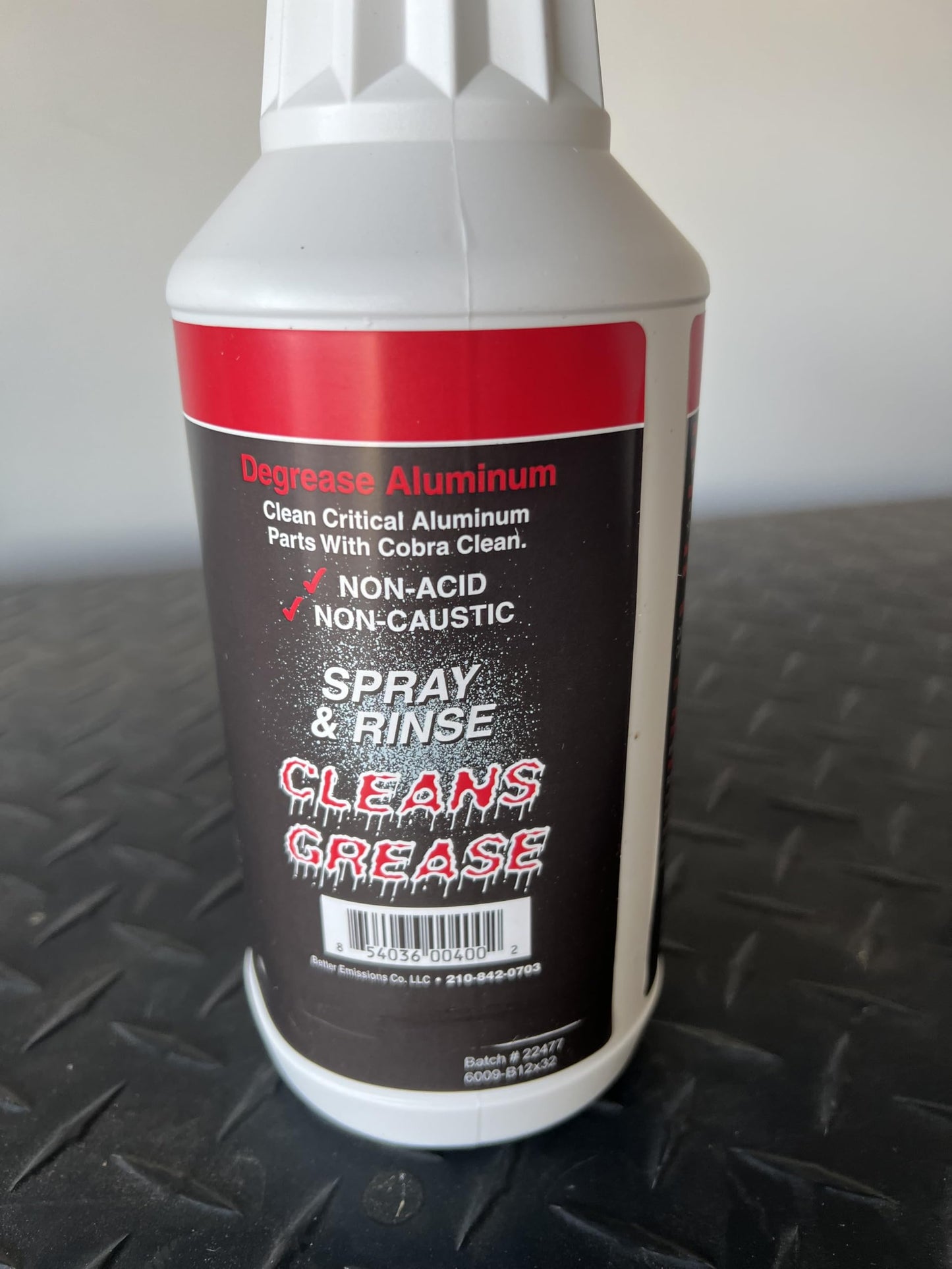 Cobra Clean, Degreaser, Cleaner, Heavy Duty, Stain Remover, Spray, 32 oz, Industrial Strength, Non-Acidic Formula