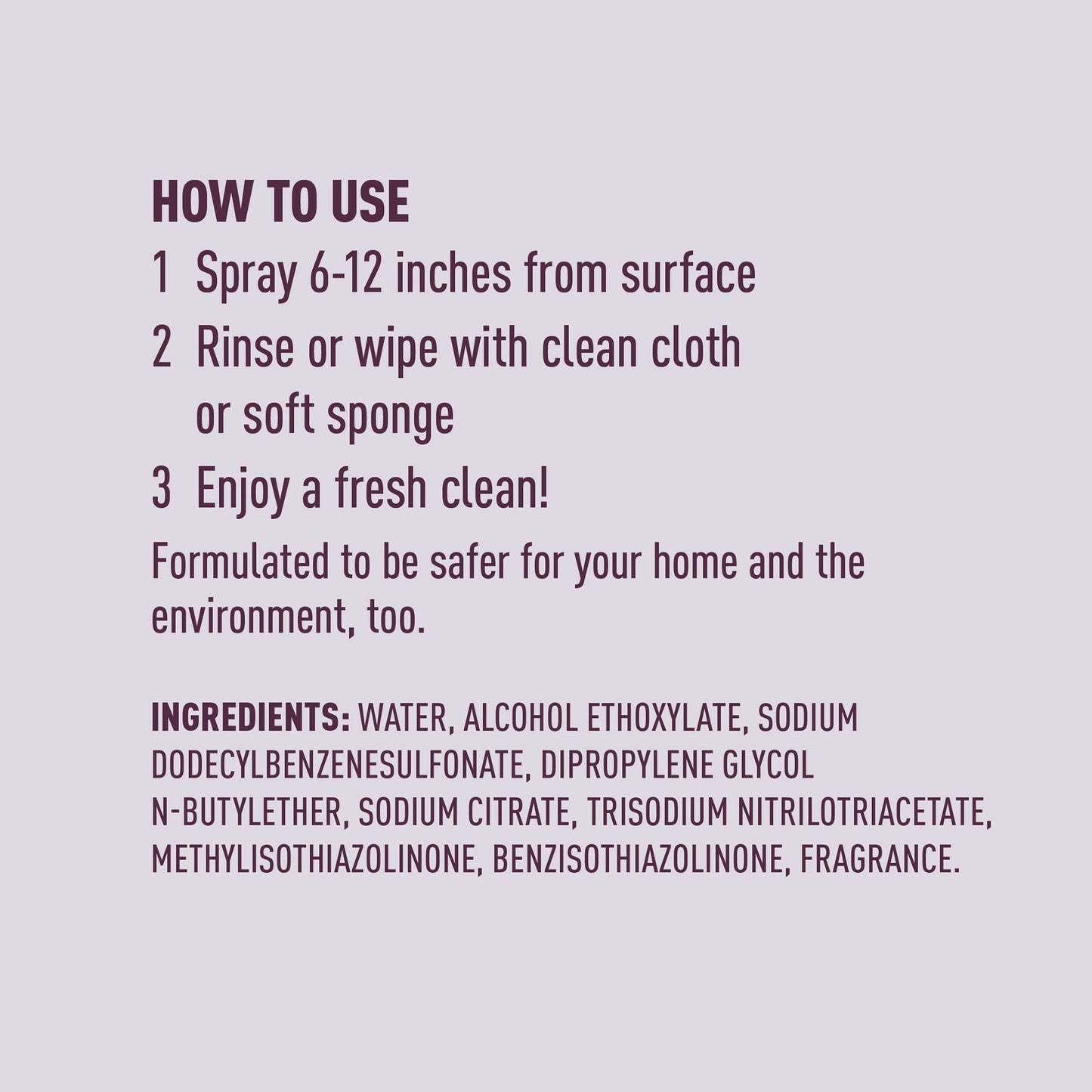 Amazon Brand - Presto! All Purpose Cleaner, Lavender Essential Oil Scent, Streak-Free Formula, 32 fl oz, 2-Pack