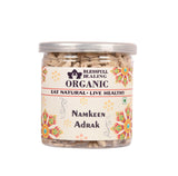 Blessfull Healing Organic Namkeen Adrak 250 Gram Airtight Container