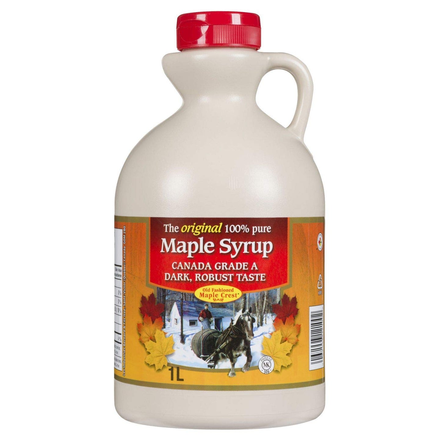 Old Fashioned Maple Crest Maple Syrup 1 Liter