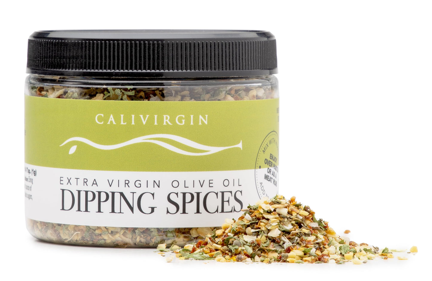 Calivirgin Olive Oil Dipping Spices - Restaurant Style Gourmet Spice Mix - Premium Dip Seasoning Spice Blend - Basil, Sun-dried Tomatoes, Garlic