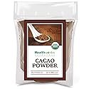 Healthworks Superfoods Organic Cacao Powder - 16 Oz / 1 Lb - Cocoa Chocolate Substitute - Rich Chocolate Flavour - Sugar-Free, Keto, Vegan & Non-GMO - Peruvian Bean/Nut Origin - Antioxidant Superfood
