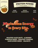 SteadyCrunch Protein Power Mixed Nuts - High Protein Snacks & Keto Nut Mix - Non-GMO, Vegan & Gluten Free Healthy Snacks - Almonds, Cashews & Walnuts