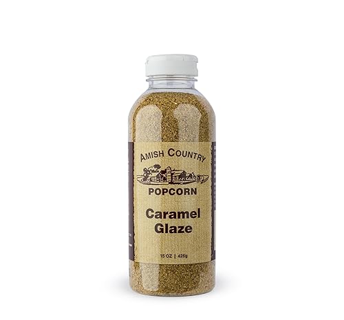 Amish Country Popcorn | Sweet Caramel Glaze - 15 oz | Old Fashioned, Non-GMO