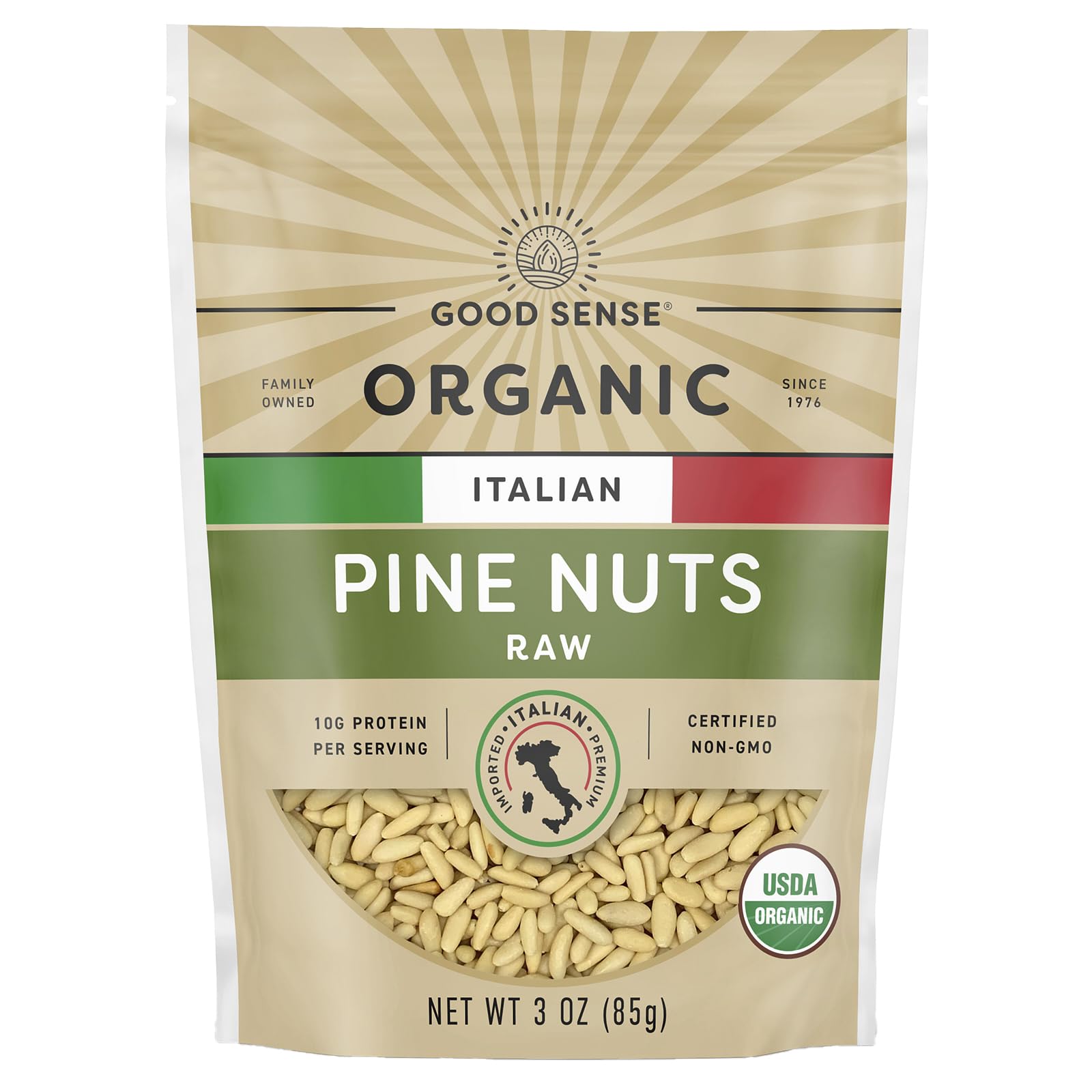 Waymouth Farms Italian Pine Nuts, Organic, 3 Ounce
