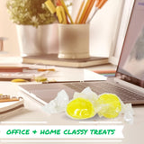 Gourmet Yellow Pineapple Soft Taffy Chews by It's Delish, 2 lbs Bulk Bag - Individually Wrapped Yellow Taffies Chewy Pineapple Flavored Fruit Chews