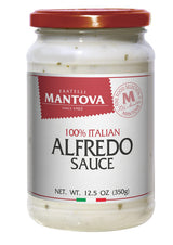Alfredo Italian Sauce, 100% Italian, made with Italian Cheese (Pack of 2) 12.5 Oz
