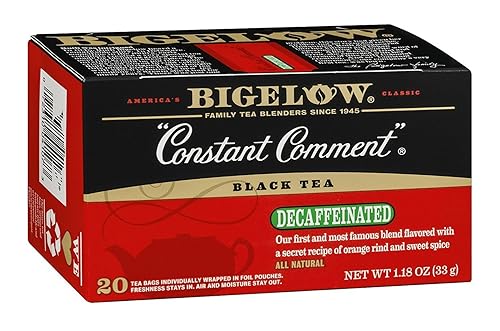 Bigelow Tea Constant Comment Decaf 20 Bags (Pack of 12)