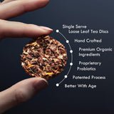 iLOLA The Beginning | Tea Disc Set | Oprah’s Favorite Things 2022 | Organic Loose Leaf Probiotic Tea | Stainless Steel Infuser | Gift Box Set (Gift