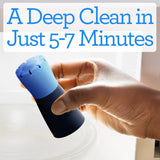 IMPRESA 2 Pack Blue Microwave Steam Cleaner for Quick and Effortless Cleaning - Microwave Cleaning Device with Vinegar and Water for Grime and Odor