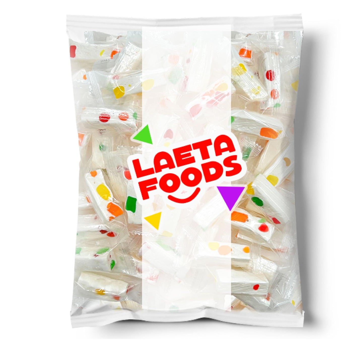 Jujube Nougat Candy | 9 Ounce Bag - 25 Count | Fruity Jelly Bits | Individually Wrapped Party Favors | Chewy Candy for Buffets, Events & Everyday