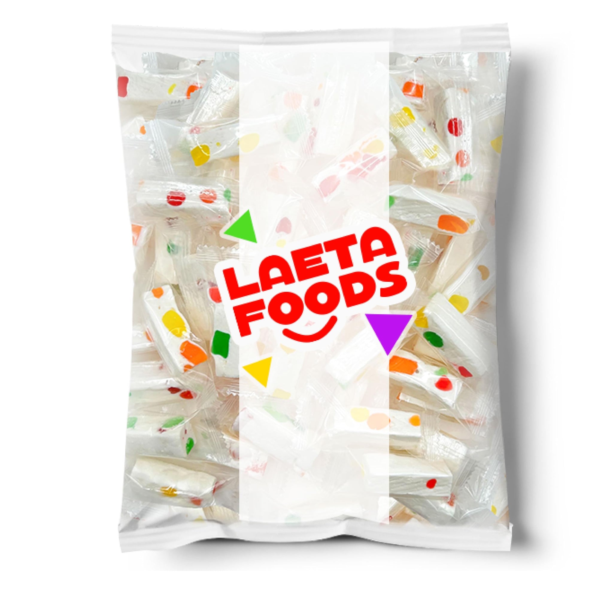 Jujube Nougat Candy | 9 Ounce Bag - 25 Count | Fruity Jelly Bits | Individually Wrapped Party Favors | Chewy Candy for Buffets, Events & Everyday