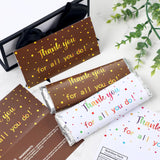 Gilprop 100 Pcs Teacher Appreciation Gifts Bulk Employee Appreciation Gifts Bulk Thank You Chocolate Bar Wrappers for Team Gift Appreciations Gift Vet