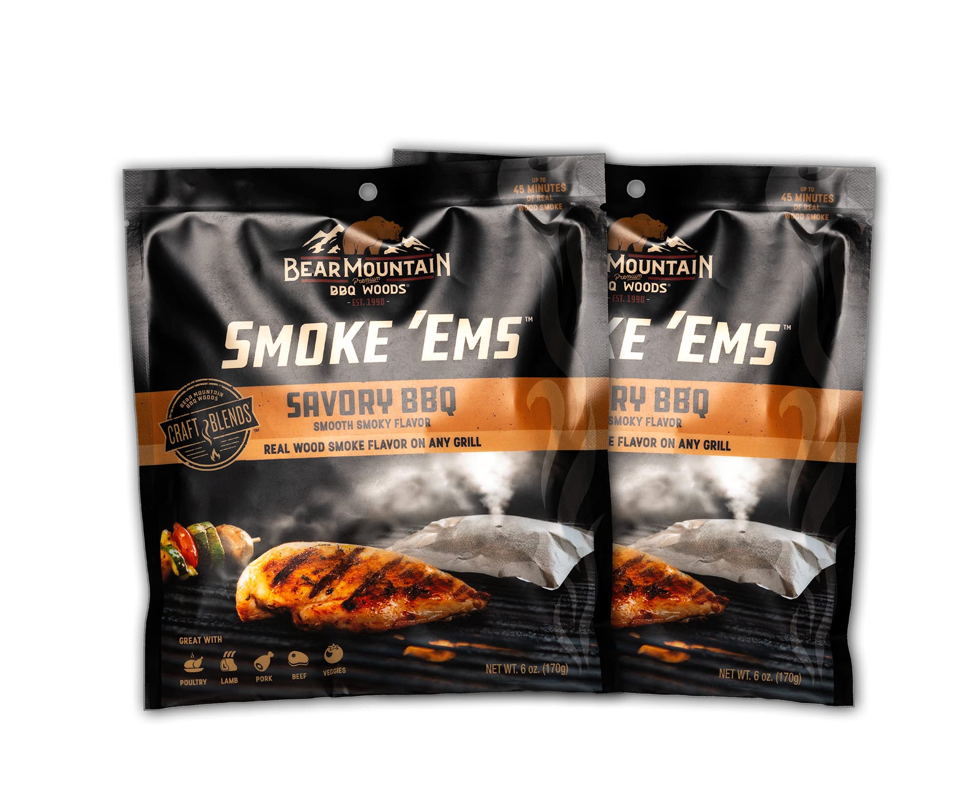 Bear Mountain BBQ - Savory BBQ Smoke 'EMS - 2-Pack