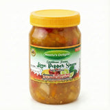 Neetu's Delight: Caribbean Fusion - Lime Pepper (Hot) Sauce 14.5oz (Net Wt. 375ml) | Full of Flavour | Medium Heat | Made with Scotch Bonnet Peppers |