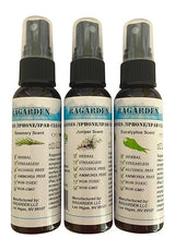 RAGARDEN Eyeglasses/iPhone/iPad Cleaner. Combo: Pack of three of 2 oz bottles with Rosemary/Eucalyptus/Juniper Floral waters.