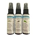 RAGARDEN Eyeglasses/iPhone/iPad Cleaner. Combo: Pack of three of 2 oz bottles with Rosemary/Eucalyptus/Juniper Floral waters.
