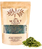 Mont Coffee Ecuador Guayusa Tea - Premium Amazonian Loose Leaf, Natural Caffeine for Smooth Focus Energy, No Jitters No Crash, Kichwa Tradition, 4 oz