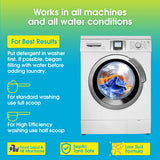 HE Natural Laundry Detergent Clear and Free of Fillers and Chemicals - Sensitive Washing Detergent Safe for Babies - Country Save Laundry Detergent