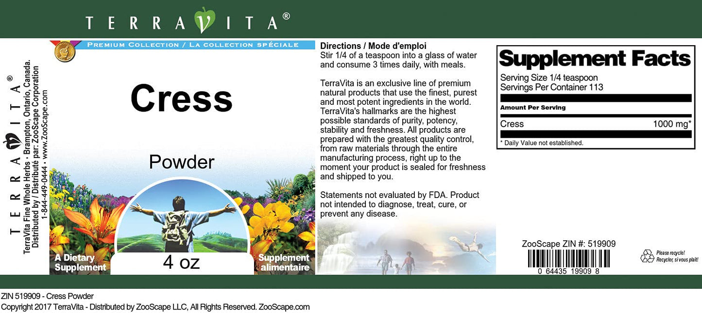 Cress Powder (4 oz, ZIN: 519909)