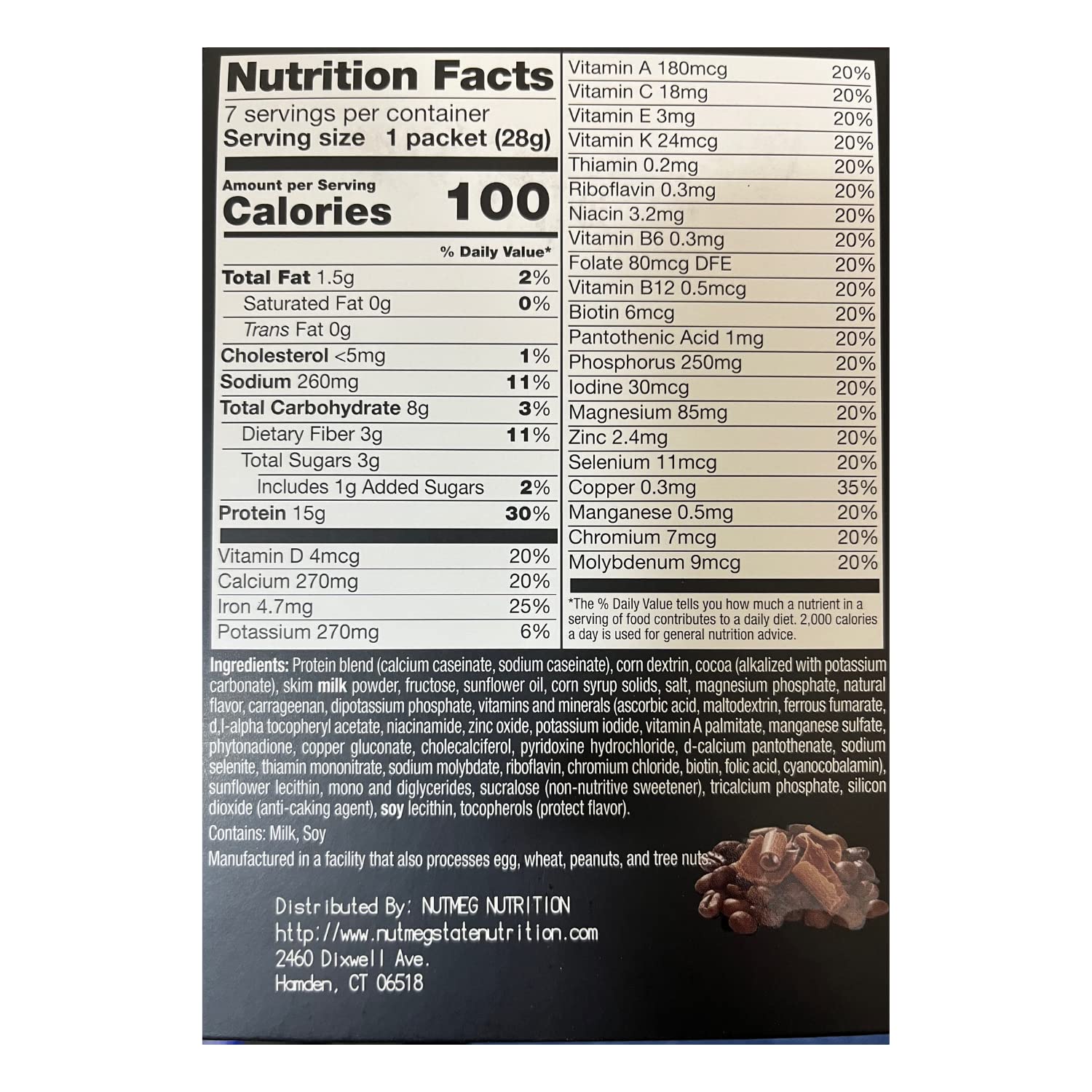 PROTIFIT - High Protein Mocha Pudding & Shake Mix 2 Pack, 15g Protein, Low Calorie, Low Fat, Low Carb, Aspartame Free, Idea Protein Compatible, Meal