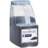 McCormick Culinary Whole Black Sesame Seed, 5.5 lb - One 5.5 Pound Container of Bulk Black Sesame Seeds for Cooking, Perfect for Asian-Inspired Dishes