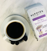 Barnie's Coffee Very Berry Blackberry Shortcake Ground Coffee with Blackberry and Buttery Cake Flavor, Medium Roasted Arabica Coffee Beans, 12 oz Bag