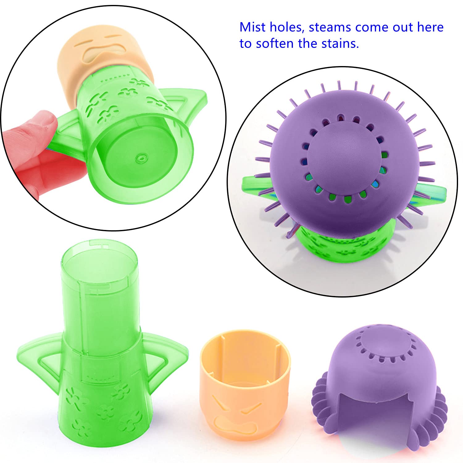 Angry Mom Microwave Oven Cleaner Tool, Angry Mama Microwave Steam Cleaner, Cleaning with Vinegar and Water, Cleaner for Microwave Oven Kitchen Office