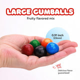 Global Gumball Gumballs for Vending Machine - 0.91 Inch (23mm) Large Dubble Bubble Original Gum Balls for Vending Machine Refill - Kids Chewing Gum