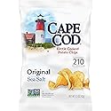 Cape Cod Potato Chips, Original Kettle Cooked Chips, Snack Bags 1.5 Oz (56 count)