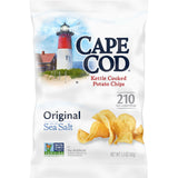 Cape Cod Potato Chips, Original Kettle Cooked Chips, Snack Bags 1.5 Oz (56 count)