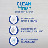 Lysol Clean & Fresh Toilet Bowl Cleaner, Ocean Fresh, 24 oz (Pack of 4)
