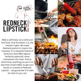 Redneck Lipstick Hot & Spicy Barbecue Sauce, Touch of Cayenne Pepper, Ideal for All Recipe, Authentic American Tastes, Made in USA, 1 Pack (18 oz)
