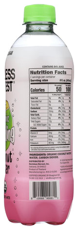 HARMLESS HARVEST Organic Sparkling Coconut Water, 16 FZ