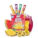 Klass Aguas Frescas, Powdered Drink Mix Variety Pack, 44 Singles Zero Sugar & Caffeine-Free Powder Packets, Water Drink Mix, Flavors: Mango
