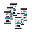 Marich Dark Chocolate Sea Salted Caramels, 2.1 oz Single Serve Bags (Pack of 6) - Delicious Snackable, Shareable and Giftable Chocolates with Real