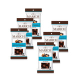 Marich Dark Chocolate Sea Salted Caramels, 2.1 oz Single Serve Bags (Pack of 6) - Delicious Snackable, Shareable and Giftable Chocolates with Real