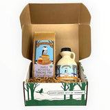 Vermont Maple Syrup and Pancake Mix Gift Box - From Barred Woods Maple Products (Amber Rich)